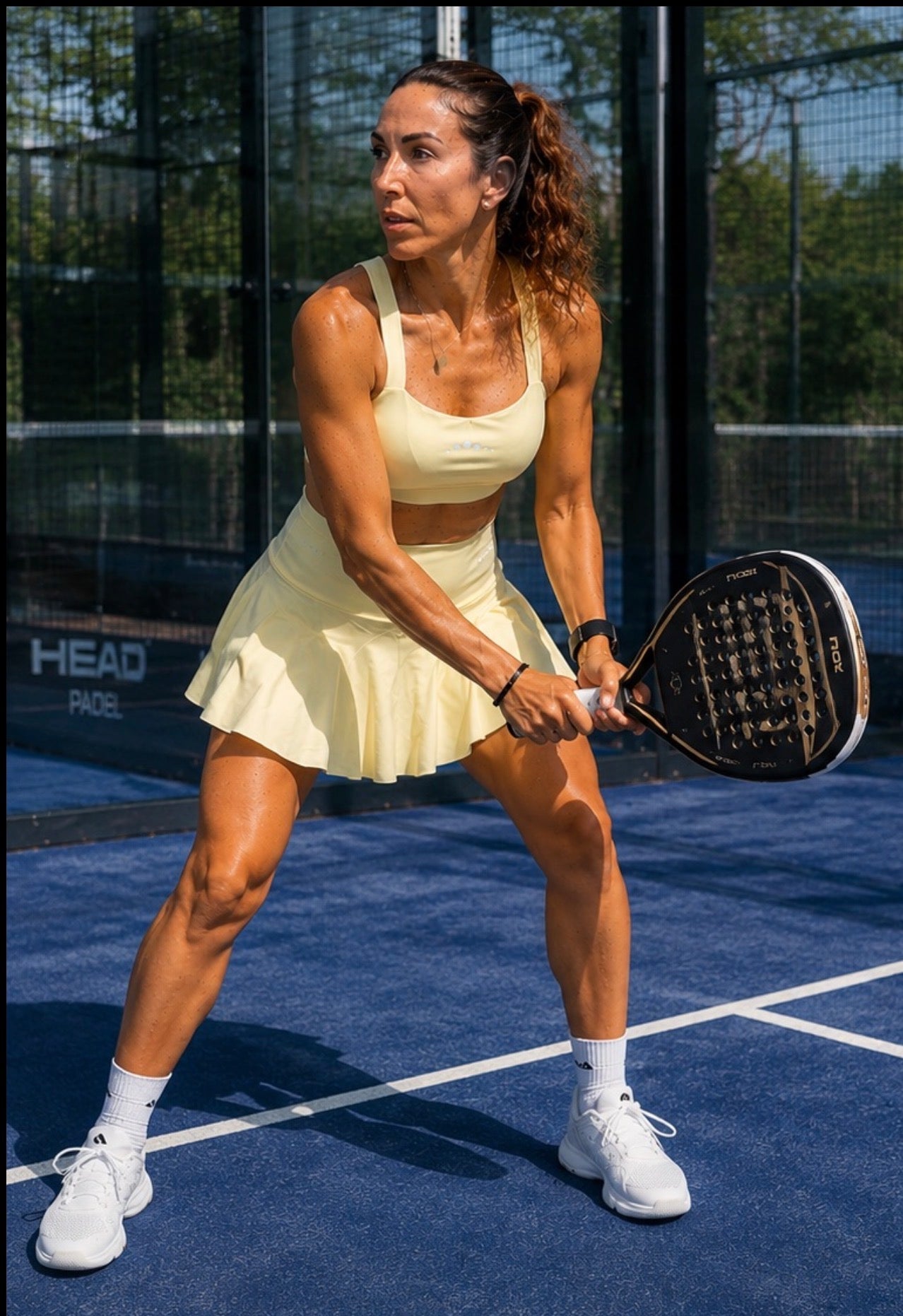 Basic Aesthetic Sport Bra - Butter Yellow